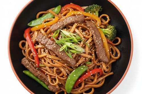 Nouilles sautées au bœuf